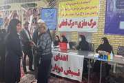 برگزاری غرفه اهدای عضو توسط دانشگاه علوم پزشکی البرز در نماز جمعه ۹ خردادماه